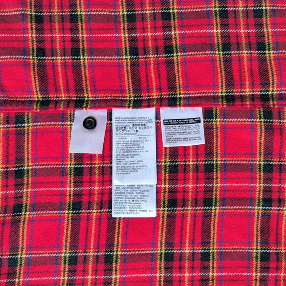 Levi's THERMOLITE Flannel Plaid Hood Shirt Jacket Shacket Men's XL New With Tags - Picture 9 of 9